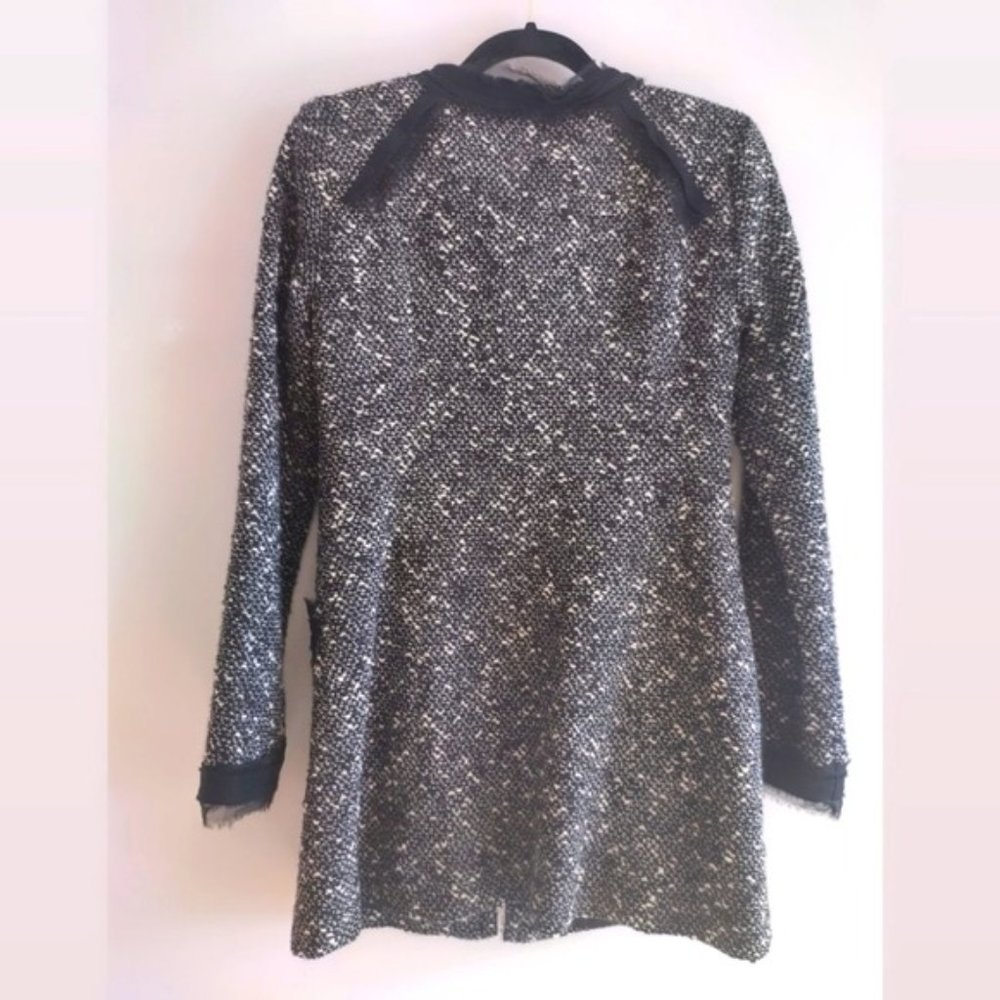 Nanette Laporte Speckled Tweed Lace Coat 4 - Picture 4 of 11